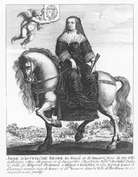 Reiterporträt von Anne von Österreich